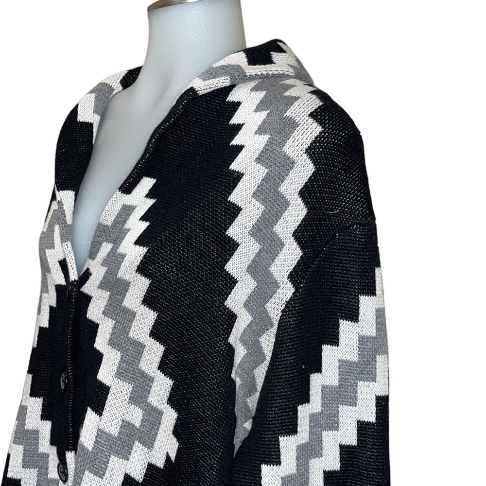 CHAPS Women's Aztec~Southwest Design Cardigan Sweater~XL~NWT